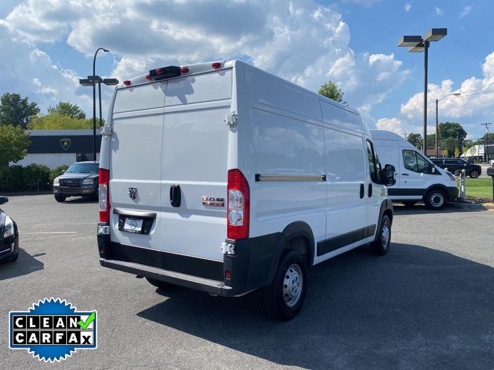 2020 Bright White Clearcoat /Black Ram ProMaster 1500 High Roof 136WB (3C6TRVBG8LE) with an V6, 3.6L engine, 6-speed automatic transmission, located at 3147 E Independence Blvd, Charlotte, NC, 28205, 35.200268, -80.773651 - <b>Equipment</b><br>See what's behind you with the back up camera on this unit. This Ram ProMaster 1500 has a clean CARFAX vehicle history report. It has satellite radio capabilities. Bluetooth technology is built into this unit, keeping your hands on the steering wheel and your focus on the road. T - Photo #15