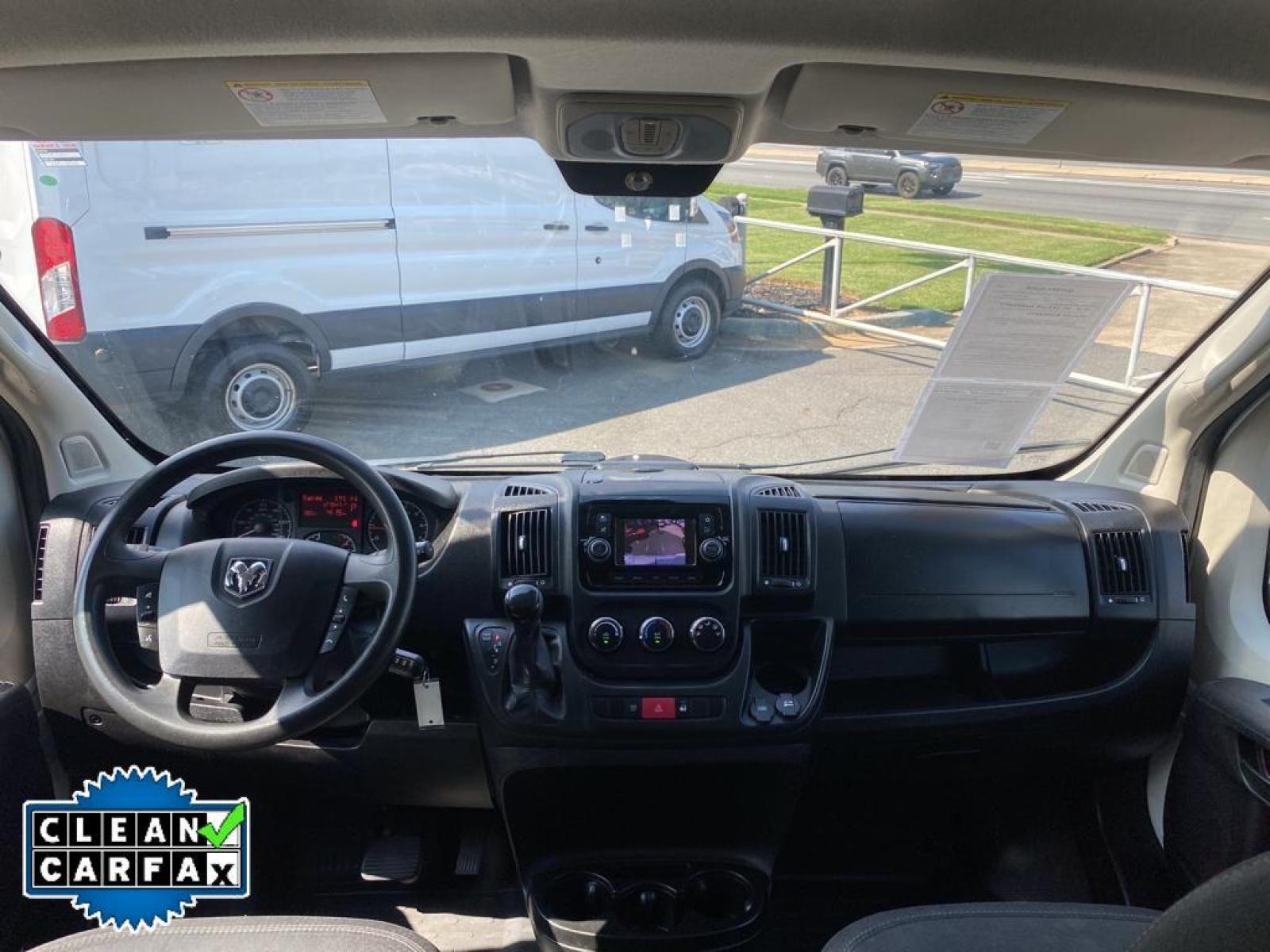 2020 Bright White Clearcoat /Black Ram ProMaster 1500 High Roof 136WB (3C6TRVBG8LE) with an V6, 3.6L engine, 6-speed automatic transmission, located at 3147 E Independence Blvd, Charlotte, NC, 28205, 35.200268, -80.773651 - <b>Equipment</b><br>See what's behind you with the back up camera on this unit. This Ram ProMaster 1500 has a clean CARFAX vehicle history report. It has satellite radio capabilities. Bluetooth technology is built into this unit, keeping your hands on the steering wheel and your focus on the road. T - Photo #4