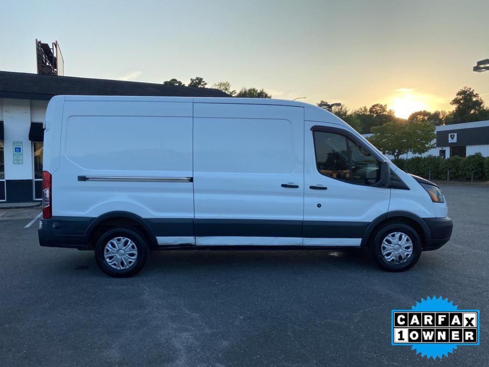 2015 Oxford White /Pewter Ford Transit Van Base (1FTNR2CGXFK) with an V6, 3.5L engine, 6-speed automatic transmission, located at 3147 E Independence Blvd, Charlotte, NC, 28205, 35.200268, -80.773651 - <b>Equipment</b><br>Protect this model from unwanted accidents with a cutting edge backup camera system. Good News! This certified CARFAX 1-owner vehicle has only had one owner before you. Enjoy the incredible handling with the rear wheel drive on this unit. Maintaining a stable interior temperature - Photo #14